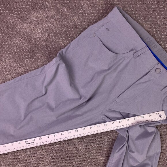 Fair Harbor Pants Men's 34 x 30 Measures 36 x 29.5 Grey The Compass Pants - Picture 13 of 14